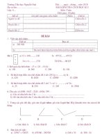 ĐỀ THI CHKI(2010-2011)