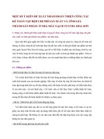 MỘT SỐ Ý KIẾN ĐỀ XUẤT NHẰM HOÀN THIỆN CÔNG TÁC KẾ TOÁN TẬP HỢP CHI PHÍ SẢN XUẤT VÀ TÍNH GIÁ THÀNH SẢN PHẨM  Ở NHÀ MÁY GẠCH TUYNEL HOA SƠN