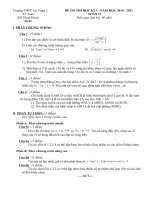 Đề thi thử Toán 11-HK1(10-11)_Số 1