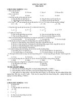 KIỂM TRA (1t) KỲ I ly8