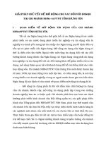 GIẢI PHÁP CHỦ YẾU ĐỂ MỞ RỘNG CHO VAY ĐỐI VỚI DNNQD TẠI CHI NHÁNH NHNo và PTNT TỈNH HƯNG YÊN