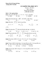 de thi hoc ki 1 nam hoc 10-11