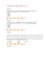 Trắc nghiệm dao động điện từ - dòng điện xoay chiều (Đề 4)