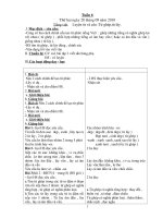 GIÁO ÁN BUỔI 2 LỚP 4 ĐẦY ĐỦ