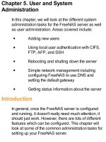 User and System Ministration