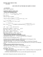 DE CUONG ON THI HK I-NH 10-11-TOAN 11CB