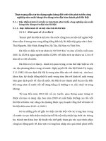 Thực trạng đầu tư tín dụng ngân hàng đối với việc phát triển công nghiệp sản xuất hàng tiêu dùng trên địa bàn thành phố Hà Nội