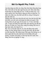 bài ca người phụ trách