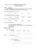 de thi hoc ki 1 lop 1