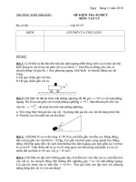 Bài kiểm tra Lớp 10 45(tự chọn)