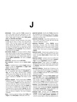 Từ điển công nghệ thực phẩm - J