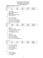 review the fist term