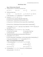 Bài Tập cơ bản về hs bậc nhất