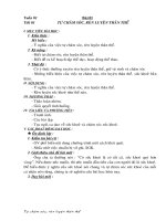 Bai 1: Tự chăm sóc rèn luyện thân thể