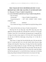 THỰC TRẠNG KẾ TOÁN CHI PHÍ DOANH THU VÀ XÁC ĐỊNH KẾT QUẢ TIÊU THỤ TẠI CÔNG TY XI MĂNG BÚT SƠN