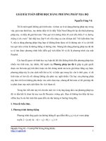 GIẢI BÀI TOÁN HÌNH HỌC BẰNG PHƯƠNG PHÁP TỌA ĐỘ