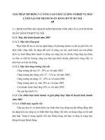 GIẢI PHÁP MỞ RỘNG VÀ NÂNG CAO CHẤT LƯỢNG NGHIỆP VỤ BẢO LÃNH TẠI CHI NHÁNH NGÂN HÀNG ĐT PT HÀ NỘI