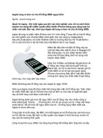 Apple tung ra bản vá cho lỗ hổng SMS nguy hiểm