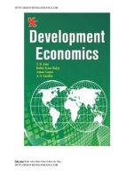 Đề thi môn: Kinh tế phát triển