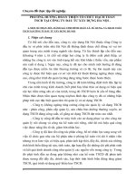 PHƯƠNG HƯỚNG HOÀN THIỆN TỔ CHỨC HẠCH TOÁN