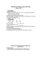 Đề kt thường xuyên