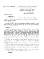 Đáp án đề thi HSG Vĩnh Phúc