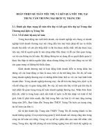 HOÀN THIỆN KẾ TOÁN TIÊU THỤ VÀ KẾT QUẢ TIÊU THỤ TẠI TRUNG TÂM THƯƠNG MẠI DỊCH VỤ TRÀNG THI