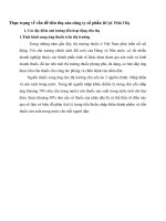 Thực trạng về vấn đề tiêu thụ của công ty cổ phần DƯợC PHú THọ