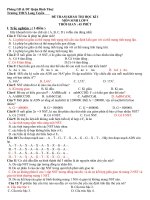 ĐỀ THI HKI THAM KHẢO SINH 6