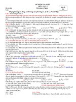 ĐỀ KIỂM TRA 1 TIẾT 11NC HKII