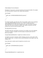 Understanding Conversion Operators