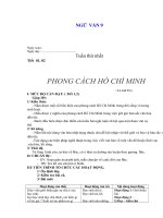 Giáo án Ngữ văn 9 theo chuẩn