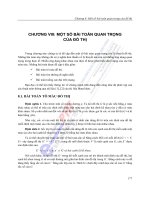 MỘT SỐ BÀI TOÁN QUAN TRỌNG CỦA ĐỒ THỊ