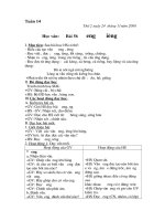 Giáo án Lớp 1 Tuần 14-Sơn