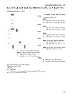 THIẾT KẾ LẮP ĐẶT HỆ THỐNG MẠNG LAN