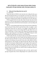 MỘT SỐ VẤN ĐỀ LÍ LUẬN CHUNG VỀ HOẠT ĐỘNG THANH TOÁN QUỐC TẾ THEO PHƯƠNG THỨC TÍN DỤNG CHỨNG TỪ