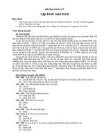 Bài thực hành số 7: Lập trình màn hình