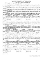 Ôn cấp tốc BT Lượng Tử ánh sáng./.