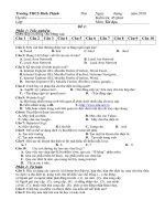 Kiểm tra  45 phút - Tiết 28 (6 đề)