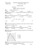 Đề thi HSG toán 5 lan 1