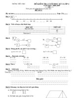 de thi cuoi ki 1 lop 2 - huong