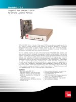 Single Pair Rate Selective G.SHDSL for CO and Customer Premises