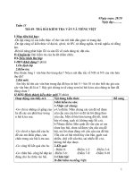 Giáo án Ngữ văn 7 tuần 13-18