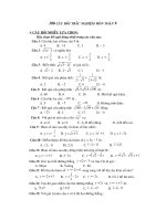 100 cau trac nghiem toan 9