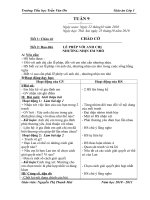 giao an lop 1 TUAN 9 + 10