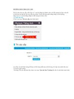 HƯỚNG DẪN THI OLYMPIC TIẾNG ANH