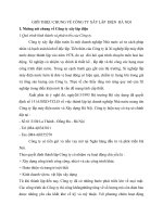 GIỚI THIỆU CHUNG VỀ CÔNG TY XÂY LẮP  ĐIỆN  HÀ NỘI