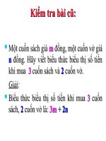 T52: Giá trị của một biểu thức đại số