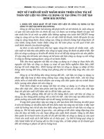 MỘT SỐ Ý KIẾN ĐỀ XUẤT NHẰM HOÀN THIỆN CÔNG TÁC KẾ TOÁN VẬT LIỆU VÀ CÔNG CỤ DỤNG CỤ TẠI CÔNG TY CHẾ TẠO BƠM HẢI DƯƠNG