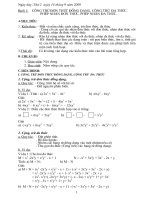 Giáo án dạy thêm Toán 8